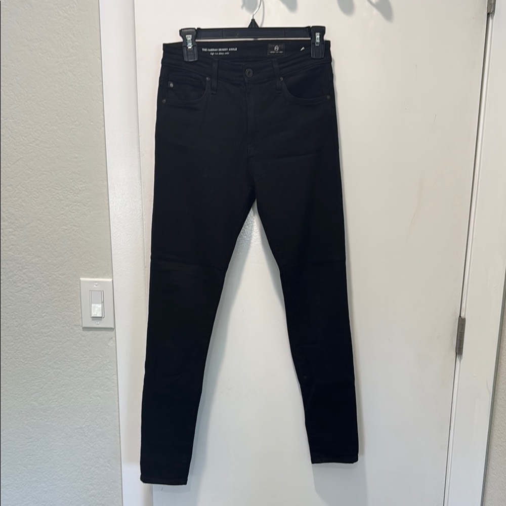 Ag Adriano Goldschmied Black Skinny Jeans